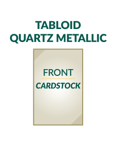tabloid quartz metallic