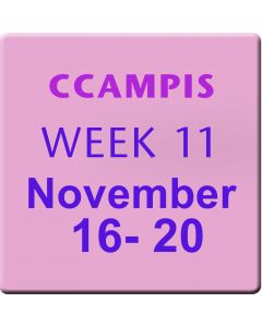 Week 11 Nov 16-20, 2015 CCAMPIS