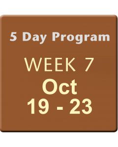 Week 7 Oct 19 - 23, 2015, 5 Day Program Tuition