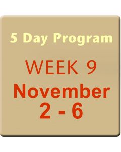 Week 9 Nov 2 - 6, 2015, 5 Day Program Tuition