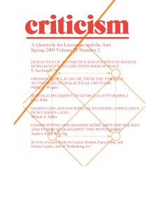 Criticism Volume 51, Number 2, Spring 2009