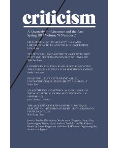 Criticism, Volume 59, Number 2, Spring 2017