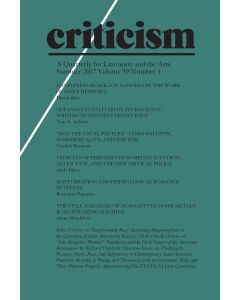 Criticism, Volume 59, Number 3, Summer 2017