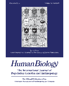 Human Biology Volume 85, Number 6, December 2013