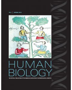 Human Biology Volume 90, Number 2, Spring 2018