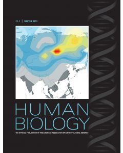 Human Biology Volume 91, Number 1, Winter 2019