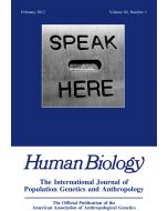 Human Biology Volume 84, Number 1, February 2012