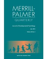 Merrill-Palmer Quarterly Volume 58, Number 3, July 2012
